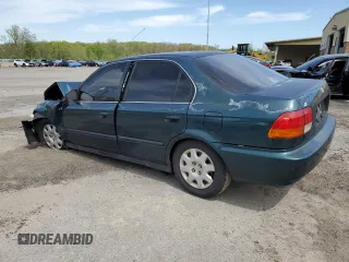 1998 Honda Civic LX with VIN 2HGEJ6675WH613506, listed as a Copart auction lot 54968535 with 196,756 mi miles and Salvage Title. Bid and sale history available at DreamBid. Image 2.
