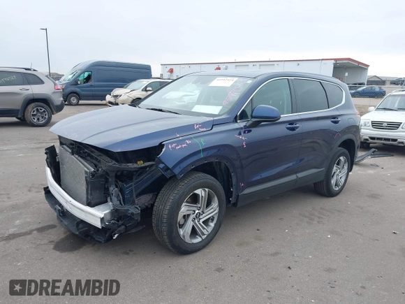 2023 Hyundai Santa Fe SE z VIN 5NMS1DAJ2PH555126, wystawiony jako IAAI lot #41992424 z przebiegiem 34 263 mil mil oraz . Historia ofert i sprzedaży dostępna na DreamBid. Obrazek 2.