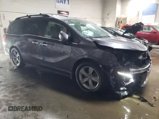 2019 Honda Odyssey EX with VIN 5FNRL6H50KB137381, listed as a Copart auction lot 46899985 with 78,407 mi miles and Salvage Title. Bid and sale history available at carsss.com. Image 4.