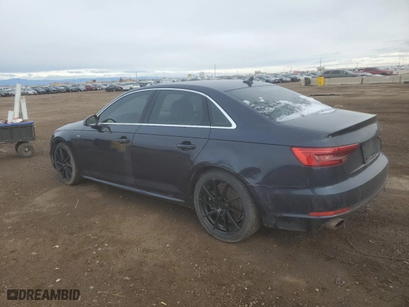 2017 Audi A4 Premium Plus with VIN WAUENAF40HN022325, listed as a Copart auction lot 49175105 with 83,471 mi miles and Salvage Title. Bid and sale history available at carsss.com. Image 2.