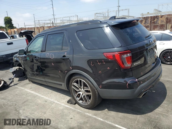 2016 Ford Explorer Sport with VIN 1FM5K8GT2GGA96029, listed as a Copart auction lot 61100915 with 107,923 mi miles and Salvage title. Bid and sale history available at DreamBid. Image 2.