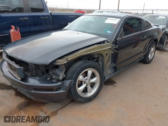 2009 Ford Mustang with VIN 1ZVHT80N295101977, listed as a IAAI auction lot 41566811 with 215,250 mi miles and . Bid and sale history available at carsss.com. Image 2.