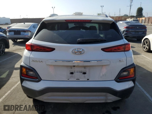 2018 Hyundai Kona Limited with VIN KM8K33A50JU082748, listed as a Copart auction lot 46531105 with 75,562 mi miles and Salvage Title. Bid and sale history available at carsss.com. Image 6.