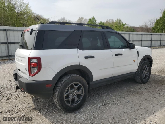 2021 Ford Bronco Sport Badlands with VIN 3FMCR9D93MRA64986, listed as a Copart auction lot 51168285 with 18,460 mi miles and Salvage Title. Bid and sale history available at carsss.com. Image 3.
