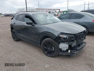 2024 Mazda CX-30 Premium Plus with VIN 3MVDMBEY2RM617635, listed as a IAAI auction lot 41919366 with 9,346 mi miles and . Bid and sale history available at carsss.com. Image 1.