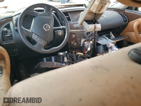 2017 Nissan Armada SV with VIN JN8AY2ND6H9000486, listed as a Copart auction lot 87840055 with 0 mi miles and Clean Title. Bid and sale history available at carsss.com. Image 8.