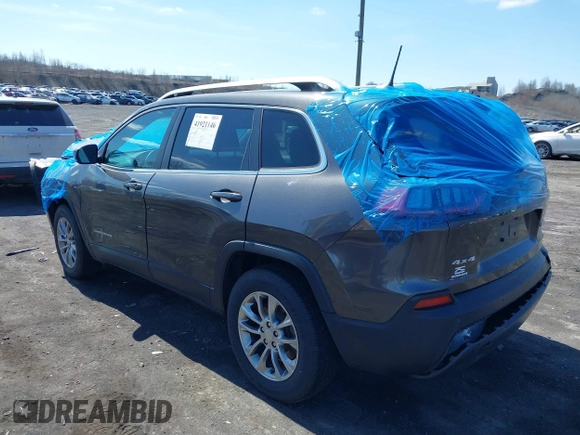 2020 Jeep Cherokee Altitude with VIN 1C4PJMLB3LD584911, listed as a IAAI auction lot 41921146 with 47,293 mi miles. Bid and sale history available at carsss.com. Image 3.