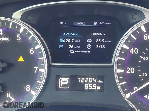 2018 Infiniti QX60 with VIN 5N1DL0MN2JC515852, listed as a IAAI auction lot 42174867 with 72,204 mi miles and . Bid and sale history available at DreamBid. Image 15.