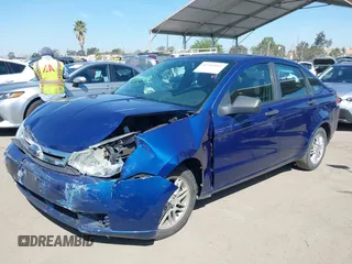 2009 Ford Focus SE with VIN 1FAHP35N99W225537, listed as a IAAI auction lot 41960881 with 108,301 mi miles. Bid and sale history available at carsss.com. Image 2.