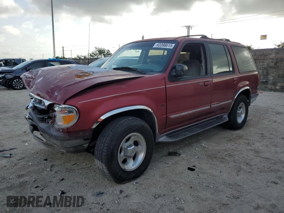 1997 Ford Explorer XLT z VIN 1FMDU35P1VZB19378, wystawiony jako Copart lot #63398615 z przebiegiem 196 516 mil mil oraz Szkoda całkowita • Salvage title. Historia ofert i sprzedaży dostępna na DreamBid. Obrazek 1.