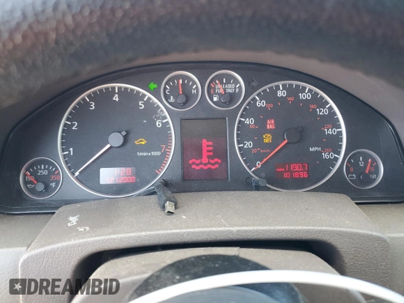 2000 Audi A6 z VIN WAUED24B7YN070706, wystawiony jako Copart lot #76268484 z przebiegiem 101 896 mil mil oraz Szkoda całkowita • Salvage title. Historia ofert i sprzedaży dostępna na DreamBid. Obrazek 9.