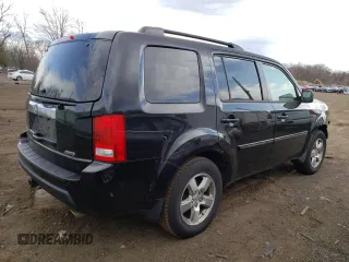 2009 Honda Pilot EX-L with VIN 5FNYF48679B017023, listed as a Copart auction lot 50748695 with 186,273 mi miles and Salvage Title. Bid and sale history available at carsss.com. Image 3.
