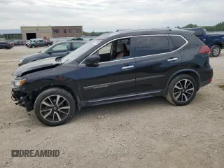 2018 Nissan Rogue SV with VIN JN8AT2MV6JW348417, listed as a Copart auction lot 64575024 with 66,784 mi miles and Salvage Title. Bid and sale history available at carsss.com. Image 1.