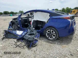 2017 Toyota Prius Two z VIN JTDKARFU8H3532336, wystawiony jako Copart lot #51109475 z przebiegiem Nie podano mil oraz Szkoda całkowita • Salvage title. Historia ofert i sprzedaży dostępna na DreamBid. Obrazek 2.