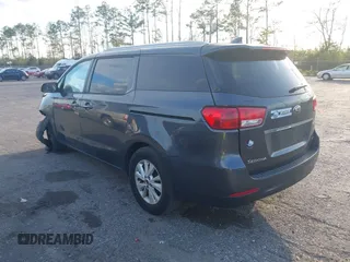 2016 Kia Sedona LX with VIN KNDMB5C10G6084583, listed as a IAAI auction lot 41744644 with 1 mi miles. Bid and sale history available at carsss.com. Image 3.