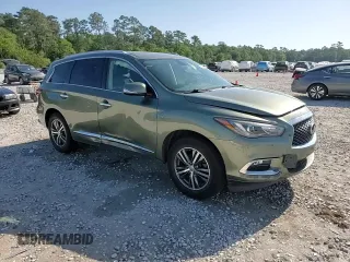 2017 Infiniti QX60 with VIN 5N1DL0MN0HC516671, listed as a Copart auction lot 52248225 with 91,012 mi miles and Salvage Title. Bid and sale history available at carsss.com. Image 14.
