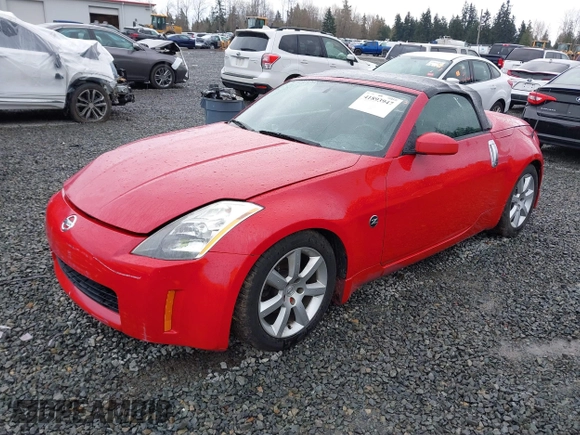 2004 Nissan 350Z Touring with VIN JN1AZ36AX4T011221, listed as a IAAI auction lot 41893947 with 89,112 mi miles. Bid and sale history available at carsss.com. Image 17.