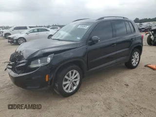 2017 Volkswagen Tiguan S with VIN WVGAV7AX8HK052109, listed as a Copart auction lot 55948945 with 88,115 mi miles and Salvage title. Bid and sale history available at DreamBid. Image 1.