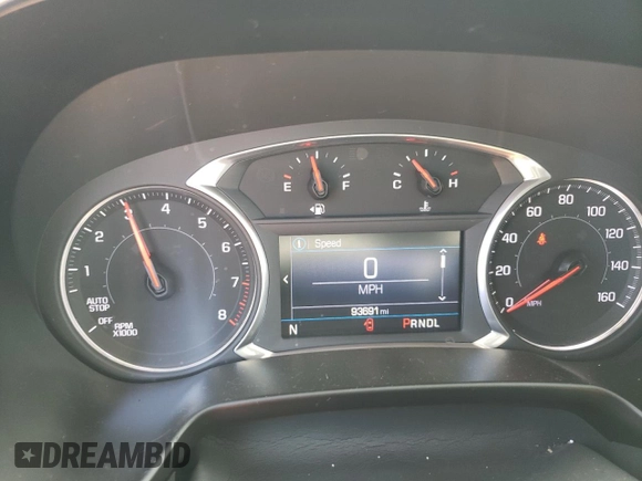 2021 Chevrolet Blazer LT with VIN 3GNKBHRS2MS523130, listed as a Copart auction lot 50945525 with 93,691 mi miles and Salvage title. Bid and sale history available at DreamBid. Image 9.