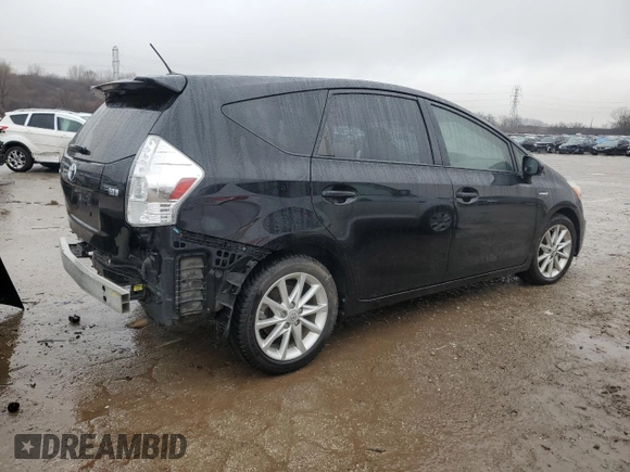 2012 Toyota Prius Two with VIN JTDZN3EUXC3138735, listed as a Copart auction lot 37204754 with 154,591 mi miles and Clean Title. Bid and sale history available at DreamBid. Image 3.