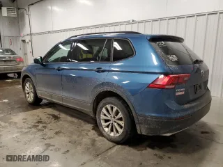 2018 Volkswagen Tiguan S with VIN 3VV0B7AX9JM034033, listed as a Copart auction lot 43441295 with 127,719 mi miles and Salvage Title. Bid and sale history available at carsss.com. Image 2.