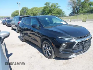 2023 Chevrolet Blazer LT with VIN 3GNKBHR43PS213803, listed as a IAAI auction lot 42723687 with 39,423 mi miles and . Bid and sale history available at DreamBid. Image 1.