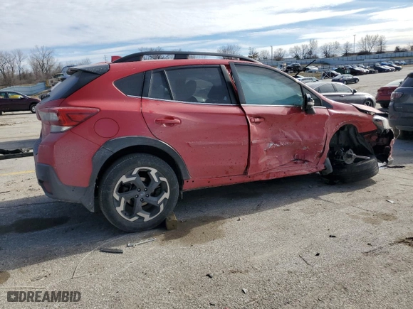 2022 Subaru Crosstrek Limited with VIN JF2GTHMC4N8277849, listed as a Copart auction lot 47956325 with 95,195 mi miles and Salvage Title. Bid and sale history available at carsss.com. Image 3.