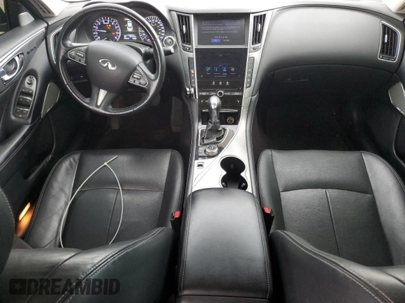 2017 Infiniti Q50 Premium with VIN JN1EV7AR5HM841445, listed as a Copart auction lot 62714425 with 134,161 mi miles and Salvage title. Bid and sale history available at DreamBid. Image 8.