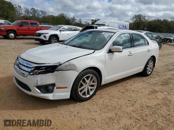 2010 Ford Fusion SEL with VIN 3FAHP0JG2AR238479, listed as a Copart auction lot 49634325 with 122,940 mi miles and Salvage Title. Bid and sale history available at carsss.com. Image 1.