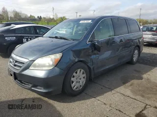 2006 Honda Odyssey LX z VIN 5FNRL38226B109284, wystawiony jako Copart lot #52587695 z przebiegiem 193 477 mil mil oraz Szkoda całkowita • Salvage title. Historia ofert i sprzedaży dostępna na DreamBid. Obrazek 1.