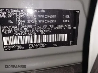 2023 Toyota RAV4 Hybrid XLE with VIN JTMRWRFV2PD572736, listed as a IAAI auction lot 41836740 with 29,519 mi miles. Bid and sale history available at carsss.com. Image 9.