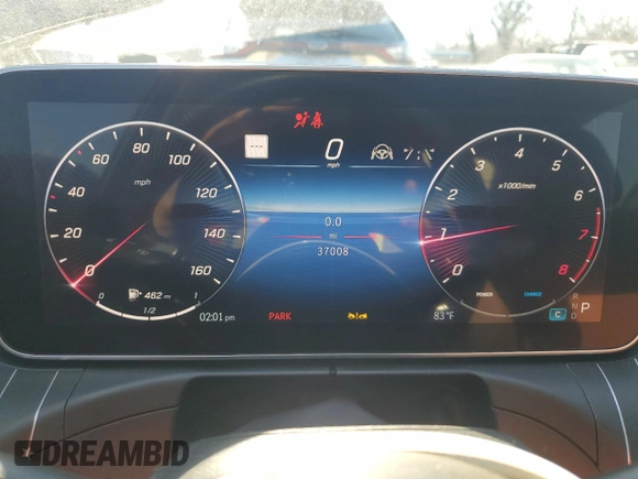 2023 Mercedes-Benz C 300 with VIN W1KAF4GB7PR145520, listed as a Copart auction lot 42082655 with 37,008 mi miles and Salvage title. Bid and sale history available at DreamBid. Image 9.