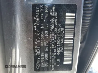 2017 Genesis G90 5.0L Ultimate with VIN KMHG54JH0HU023614, listed as a Copart auction lot 46074205 with 83,591 mi miles and Salvage Title. Bid and sale history available at carsss.com. Image 14.