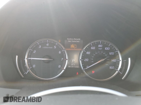 2019 Acura MDX with VIN 5J8YD3H35KL013093, listed as a Copart auction lot 59222654 with 61,311 mi miles and Salvage Title. Bid and sale history available at carsss.com. Image 9.