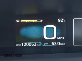 2017 Toyota Prius Two with VIN JTDKARFUXH3040763, listed as a IAAI auction lot 42041831 with 120,063 mi miles. Bid and sale history available at carsss.com. Image 7.