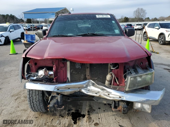 2004 Chevrolet Colorado 1SE LS Z71 with VIN 1GCDS136448104595, listed as a Copart auction lot 45130155 with 0 mi miles and Salvage Title. Bid and sale history available at carsss.com. Image 5.