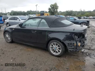 2010 BMW 1 Series 128i with VIN WBAUL7C54AVJ78150, listed as a Copart auction lot 72537144 with 207,665 mi miles and Salvage Title. Bid and sale history available at carsss.com. Image 2.