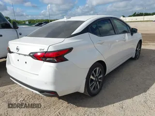 2021 Nissan Versa SV with VIN 3N1CN8EV3ML807318, listed as a IAAI auction lot 42596293 with 90,581 mi miles and . Bid and sale history available at DreamBid. Image 4.