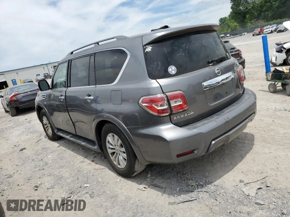 2019 Nissan Armada SV with VIN JN8AY2NC4K9585812, listed as a Copart auction lot 59444084 with 69,782 mi miles and Clean Title. Bid and sale history available at carsss.com. Image 2.