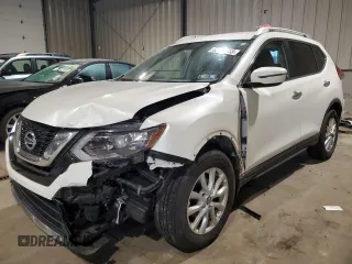 2017 Nissan Rogue SV with VIN KNMAT2MV9HP528295, listed as a Copart auction lot 63318355 with 130,536 mi miles and Salvage title. Bid and sale history available at DreamBid. Image 1.