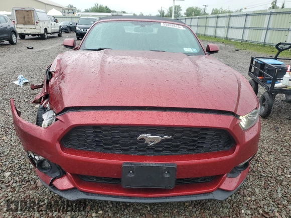 2016 Ford Mustang EcoBoost Premium with VIN 1FATP8UH4G5304510, listed as a Copart auction lot 59869815 with 33,438 mi miles and Salvage title. Bid and sale history available at DreamBid. Image 5.