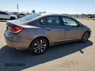 2013 Honda Civic EX with VIN 2HGFB2F8XDH506211, listed as a Copart auction lot 53776415 with 70,290 mi miles and Salvage Title. Bid and sale history available at DreamBid. Image 3.
