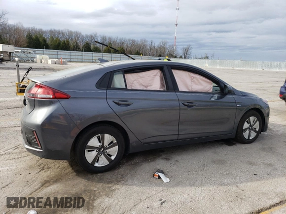2018 Hyundai Ioniq Blue with VIN KMHC65LC3JU075425, listed as a Copart auction lot 50436785 with 176,136 mi miles and Salvage Title. Bid and sale history available at DreamBid. Image 3.