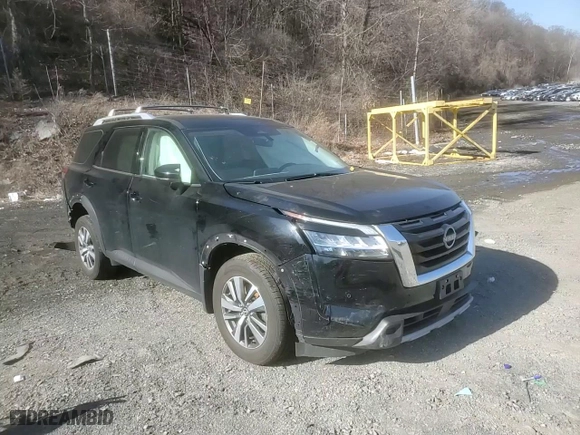2024 Nissan Pathfinder SL with VIN 5N1DR3CC1RC227087, listed as a Copart auction lot 48757105 with 28,042 mi miles and Salvage Title. Bid and sale history available at carsss.com. Image 11.