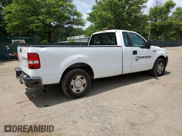 2007 Ford F-150 XL with VIN 1FTRF122X7NA00997, listed as a Copart auction lot 59664585 with 295,172 mi miles and Salvage title. Bid and sale history available at DreamBid. Image 3.