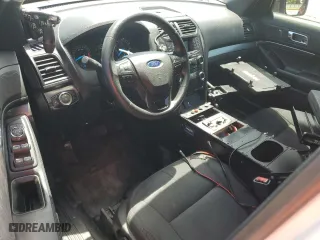 2017 Ford Police Interceptor Utility with VIN 1FM5K8ARXHGD57504, listed as a Copart auction lot 43418635 with 77,730 mi miles and Salvage Title. Bid and sale history available at carsss.com. Image 8.
