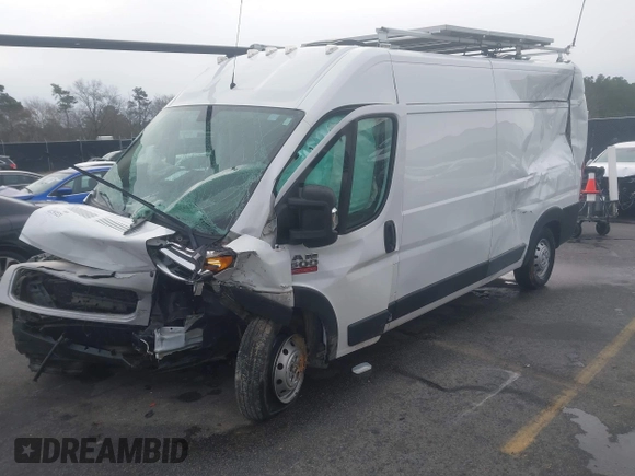 2020 Ram ProMaster Cargo with VIN 3C6TRVDG9LE122141, listed as a IAAI auction lot 41293221 with 78,143 mi miles and . Bid and sale history available at carsss.com. Image 2.