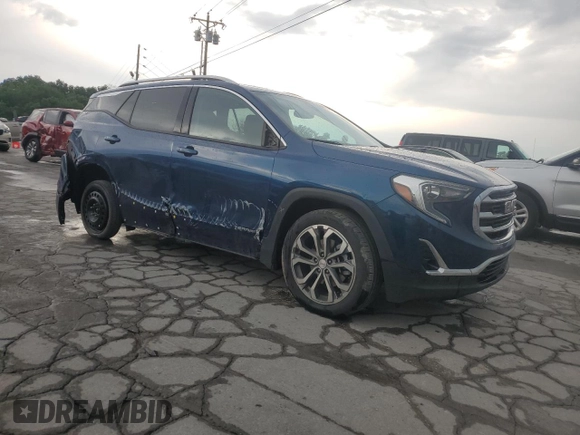 2020 GMC Terrain SLT z VIN 3GKALPEX5LL157089, wystawiony jako Copart lot #62841125 z przebiegiem 54 634 mil mil oraz Czysty tytuł • Clean title. Historia ofert i sprzedaży dostępna na DreamBid. Obrazek 4.