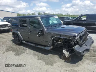 2022 Jeep Wrangler Unlimited Sport S z VIN 1C4HJXDG9NW149351, wystawiony jako Copart lot #54513615 z przebiegiem 9 873 mil mil oraz Szkoda całkowita • Salvage title. Historia ofert i sprzedaży dostępna na DreamBid. Obrazek 4.