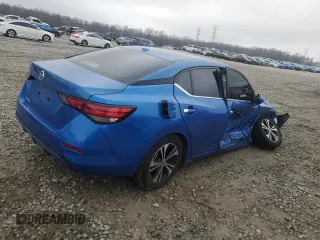 2022 Nissan Sentra SV with VIN 3N1AB8CV8NY315858, listed as a Copart auction lot 44257615 with 19,164 mi miles and Salvage Title. Bid and sale history available at carsss.com. Image 3.